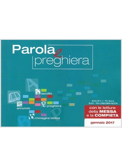 PAROLA E PREGHIERA GENNAIO 2017