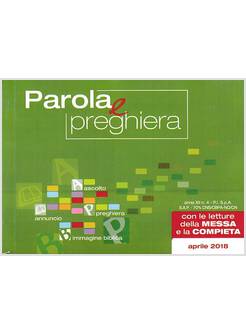 PAROLA E PREGHIERA APRILE 2018