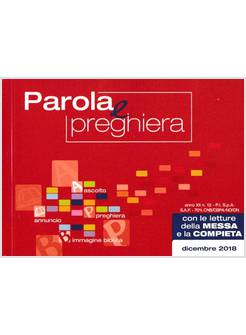 PAROLA E PREGHIERA DICEMBRE 2018
