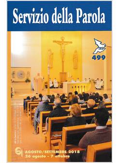 SERVIZIO DELLA PAROLA 499 AGOSTO-SETTEMBRE