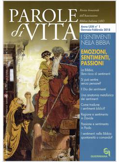 PAROLE DI VITA GENNAIO FEBBRAIO 2018 VOLUME 1