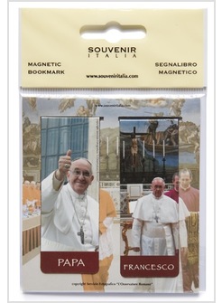 SET 2 SEGNALIBRO PAPA FRANCESCO