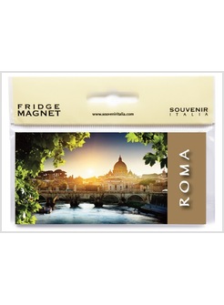 MAGNETE FLAG PANORAMICO ROMA PONTE TEVERE