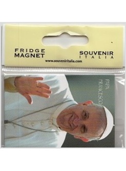 MAGNETE FLAG PAPA FRANCESCO RITRATTO CM 7,9 X 5,4