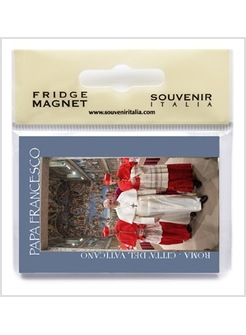 MAGNETE FLAG PAPA FRANCESCO CAPPELLA SISTINA