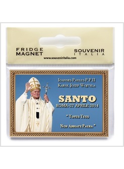 MAGNETE FLAG WOJTYLA SANTO