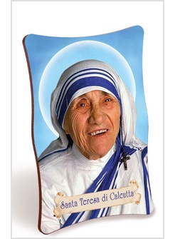 QUADRETTO SMUSSATO CM 11 X 7 SANTA MADRE TERESA DI CALCUTTA