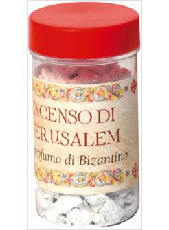 INCENSO PROFUMATO DELLA TERRA SANTA BARATTOLO GR. 50 FRAGRANZA BIZANTINO