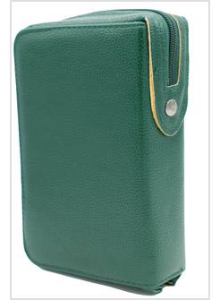 CUSTODIA IN ECOPELLE VERDE PER LITURGIA DELLE ORE VOLUME UNICO E 4 VOLUMI
