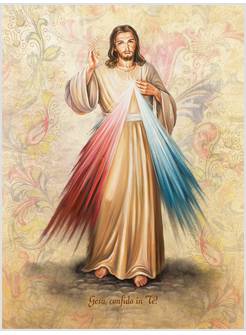 QUADRO IN TELA CM 18 X 25 GESU' CONFIDO IN TE