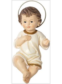 BAMBINO GESU' BENEDICENTE IN RESINA CM 34