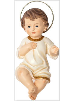 BAMBINO GESU' BENEDICENTE IN RESINA CM 28