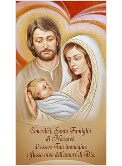 BENEDIZIONE DELLA FAMIGLIA CONF 100 PEZZI SOGGETTO SACRA FAMIGLIA