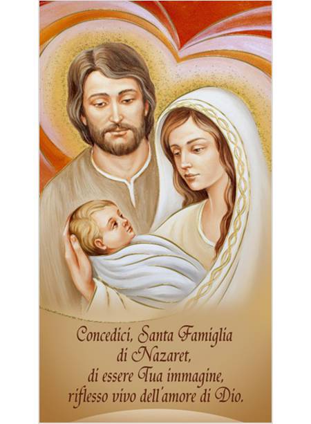 BENEDIZIONE DELLA FAMIGLIA CONF 100 PEZZI SOGGETTO SACRA FAMIGLIA