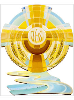 QUADRETTO IN POLIMERO ALTEZZA CM 11,5 PRIMA COMUNIONE