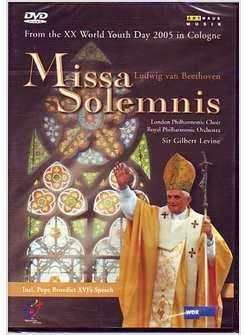 MISSA SOLEMNIS XX GIORN GIOVENTU 2005 A COLONIA CON LE PAROLE DI BENEDETTO XVI