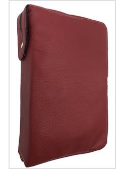 CUSTODIA ROSSA IN PELLE PER NUOVO MESSALE QUOTIDIANO SAN PAOLO 2020 ZIP