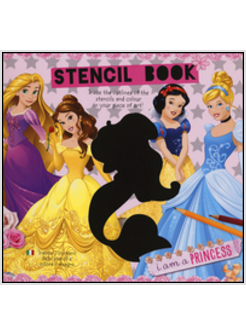 STENCIL BOOK. I AM A PRINCESS