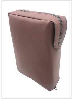 CUSTODIA MARRONE IN SIMILPELLE PER BIBBIA SCRUTATE 2020 ZIP