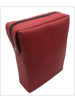 CUSTODIA ROSSA IN SIMILPELLE PER NUOVA BIBBIA SCRUTATE SAN PAOLO 2020 ZIP