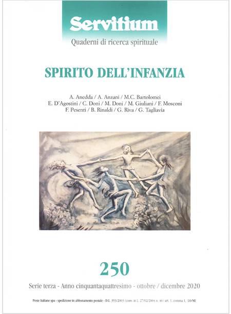 SERVITUM 250 OTTOBRE-DICEMBRE 2020 SPIRITO DELL'INFANZIA