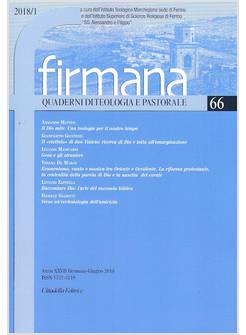 FIRMANA ANNO XXVII N. 66 GENNAIO-GIUGNO 2018