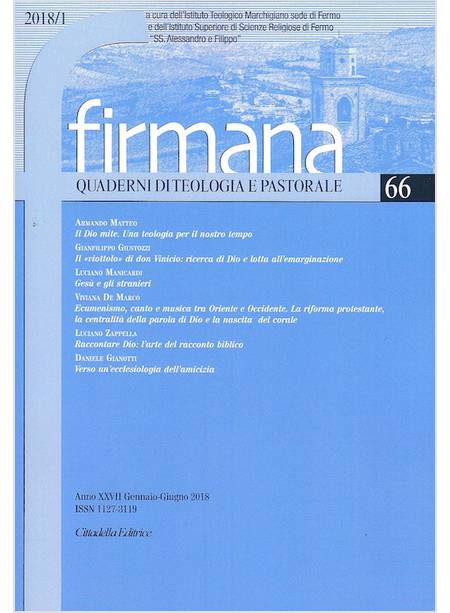 FIRMANA ANNO XXVII N. 66 GENNAIO-GIUGNO 2018