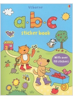 ABC STICKER BOOK. CON ADESIVI