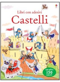 CASTELLI LIBRO CON ADESIVI