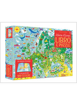 ATLANTE ILLUSTRATO D'EUROPA. EDIZIONE A COLORI. CON PUZZLE