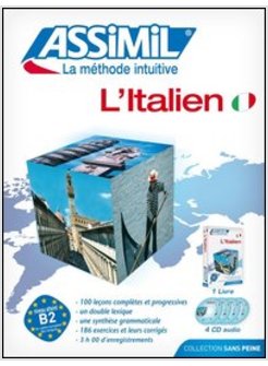 l'ITALIEN SAINS PEINE CON 4 CD AUDIO