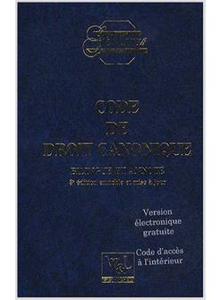 CODE DE DROIT CANONIQUE  BILINGUE ET ANNOTE'