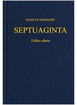 SEPTUAGINTA EDITIO ALTERA