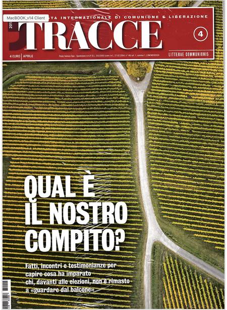 TRACCE N.4 - 4/2018 QUAL E' IL NOSTRO COMPITO?