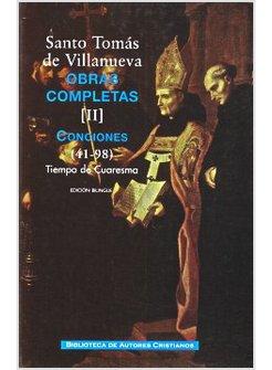 OBRAS COMPLETAS DE SANTO TOMAS DE VILLANUEVA II: