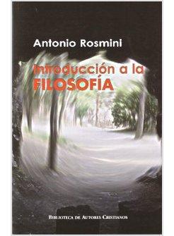 INTRODUCCION A LA FILOSOFIA