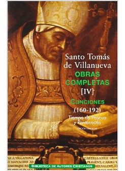 OBRAS COMPLETAS DE SANTO TOMAS DEVILLANUEVA IV