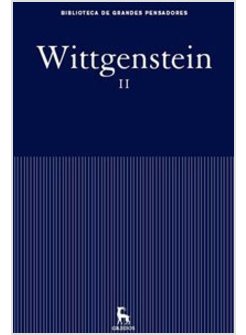 OBRAS COMPLETAS II WITTGENSTEIN