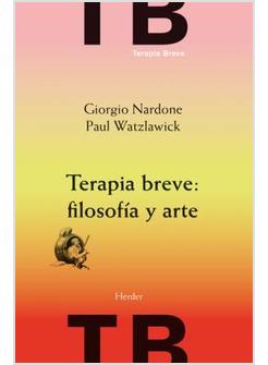 TERAPIA BREVE: FILOSOFIA Y ARTE