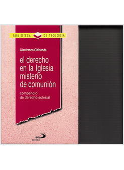 EL DERECHO EN LA IGLESIA MISTERIO DE COMUNION
