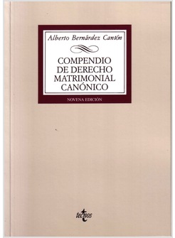 COMPENDIO DE DERECHO MATRIMONIAL CANONICO