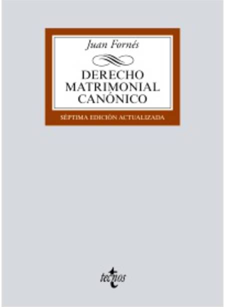 DERECHO MATRIMONIAL CANONICO. 7 EDICIONES