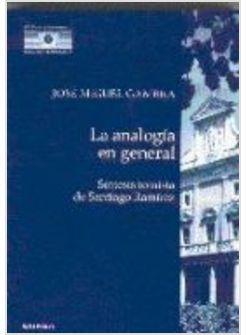 LA ANALOGIA EN GENERAL