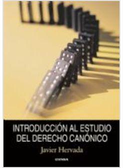 INTRODUCCION AL ESTUDIO DEL DERECHO CANONICO