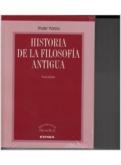 HISTORIA DE LA FILOSOFIA ANTIGUA