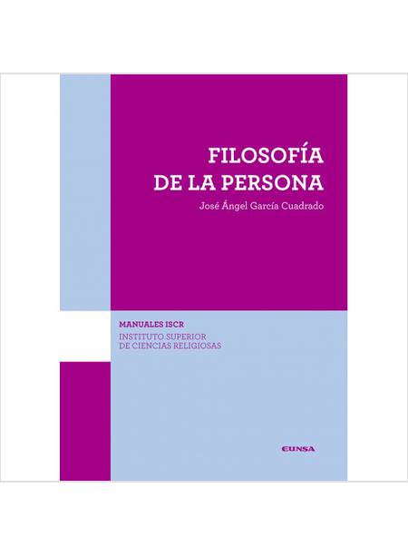 FILOSOFIA DE LA PERSONA