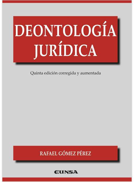 DEONTOLOGIA JURIDICA