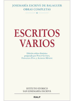 ESCRITOS VARIOS 1927-1974. EDICION CRITICO-HISTORIA