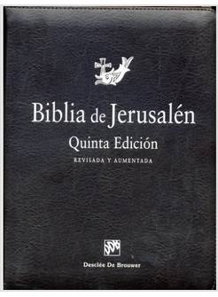 BIBLIA DE JERUSALEN QUINTA EDICION REVISADA Y AUMENTADA CON CREMALLERA 