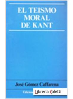 EL TEISMO MORAL DE KANT